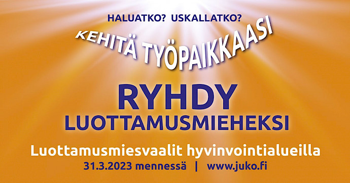 Hyvinvointialue | On aika järjestää luottamusmiesvaalit